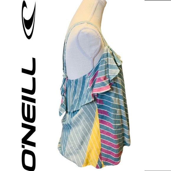 🔥SOLD🔥 O’NEILL NWOT Striped Tank Top with Adjustable Straps Size Small - Picture 6 of 9